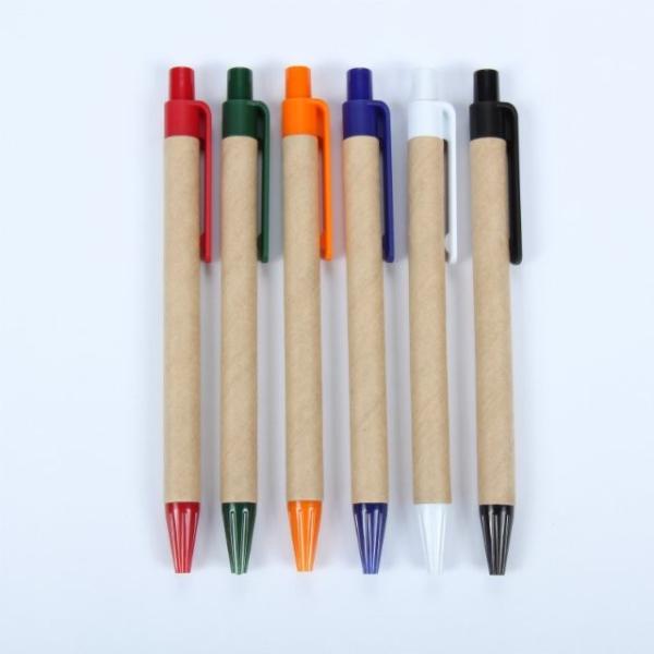 Buy Environmental Recycled Tube Ballpoint Paper Pen at wholesale prices