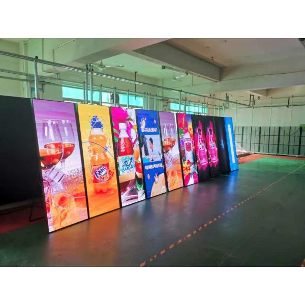 600W P2.5 1200nits Led Poster Advertising Board IP43