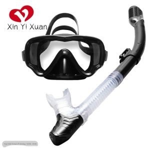 China Full Dry Breathing Adult Diving Mask Snorkeling Diving Mask High Definition on sale