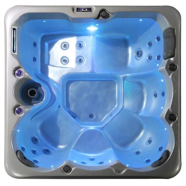 Cool Spa Tubs For 5 Persons Luxury Outdoor Hot Tub With Whirlpool Massage Acrylic Bathtubs with Bluetooth Speaker