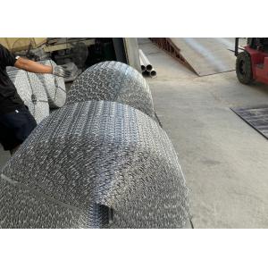 2.2mm Wire diameter 8Lines Galvanized Pipe coating welded mesh for Subsea Gas &