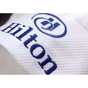 Customized Logo Five-Star Hotel White Guesthouse Towels in Pure Cotton