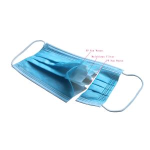 China EAC Pm2.5 Meltblown Medical Face Mask For Running on sale