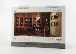 Art Paper Pretty Desk Calendar , Small Business Standing Desk Calendars For Ads