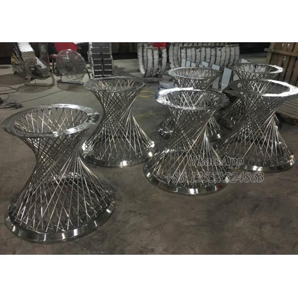 Dining Room Table Product Luxury Gold Stainless Steel Dining Table with Chair For Sale (YS-4)