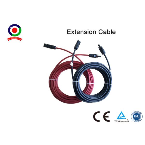 Excellent Flexibility 6mm Solar Panel Cable High Electrical Conductivity With