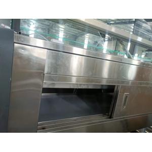 Front Flap Glass Door Deli Display Counter Fridge Meat