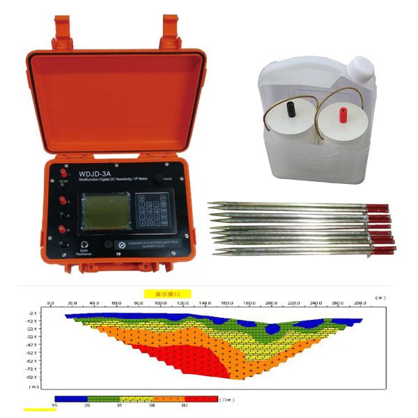 Mass Data Storage Multi-Function DC Resistivity Meter Device For Mine Induced