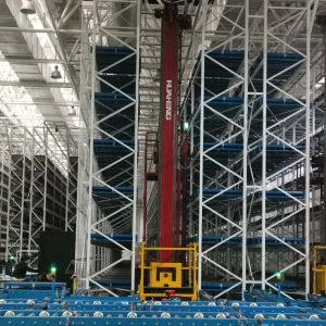 Automatic Packaging Bin Stacker 1.5metres/S Warehouse Stacker Crane 5000kg