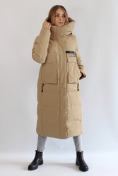 FODARLLOY F21163 Ladies Warm Hooded Cotton-padded Clothes Women Slim Long Winter