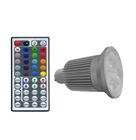 Buy RGB with controller led 9W led spotlighting GU10 base at wholesale prices