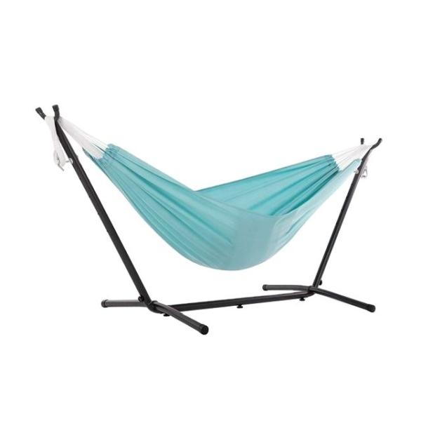 Outdoor Activity Double Hammock Hanging Swing Chair With Space-saving Steel