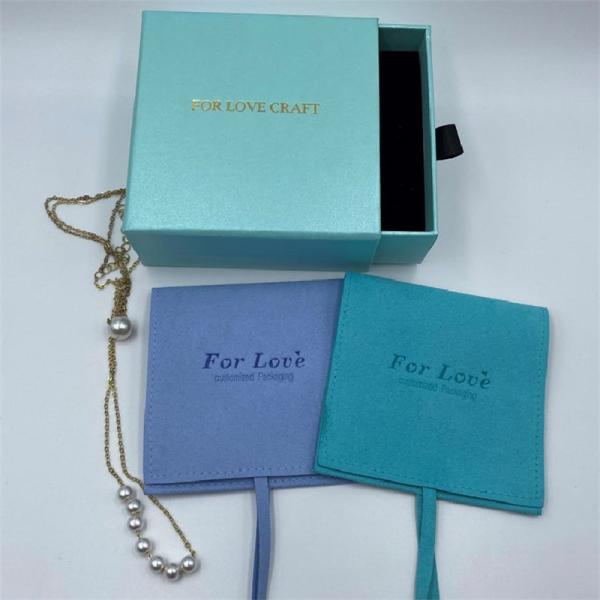 PMS C2S 128gsm Luxury Earring Gift Box , Pull Out Drawer 12x12 Square Gift Box