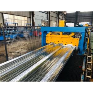 10Meters / Min Deck Floor Roll Forming Machine 0.8mm With Servo Following