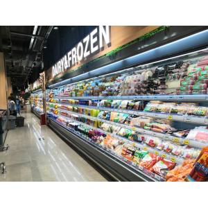 Energy Saving Glass Door Multideck Open Chiller For Supermarket Projects