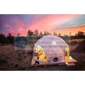 SGS Certificates EcoCamp Glamping Dome Tent Windloads 0.5kn/Sqm