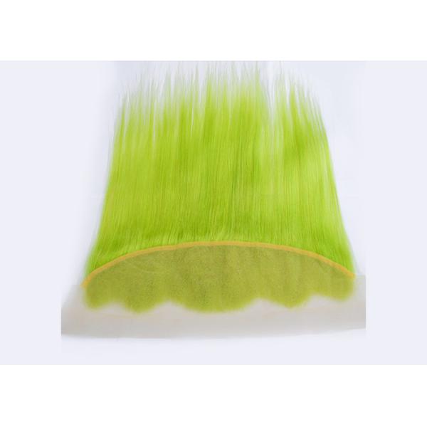 Full Cuticle Human Hair Lace Closure Straight For Salon Lace Size 4" X13"