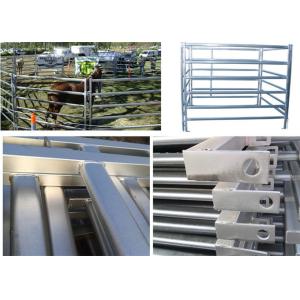 China 1.8*2.1m galvanized cattle yard sheep corral panels for livestock farm fence on sale