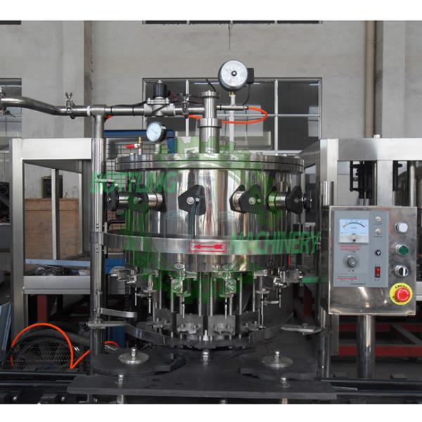 1500BPH Split Linear Isobaric Pressure Salt Soda Carbonated Drink Filling Line