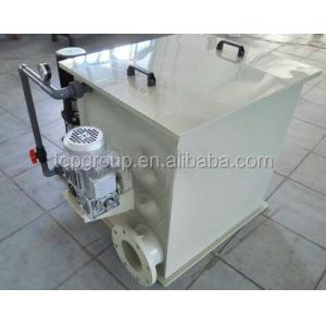55 kg Weight Koi Pond Recirculating Aquaculture Drum Filter Made of HDPE PP