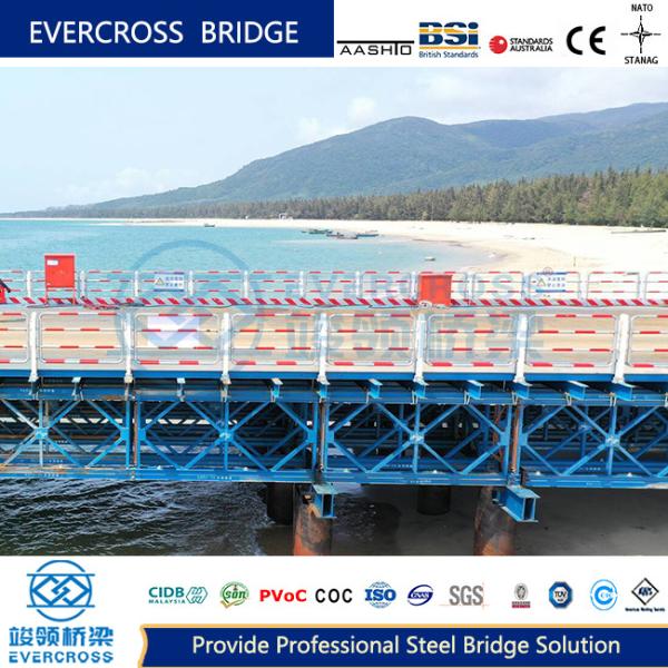 Buy High Strength And Load Bearing Capacity Bailey Trestle Bridge Highway at wholesale prices
