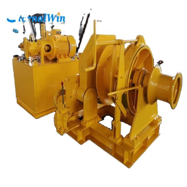 Buy 1-75ton Marine Hydraulic Winching Machine with Customized Rope Capacity at wholesale prices