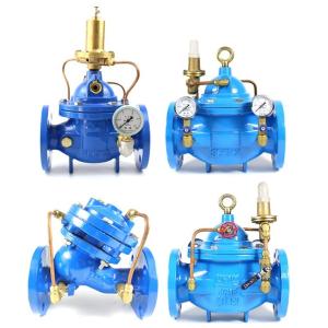 Water Control Emergency Open Pressure Sustaining Pressure Relief Valve Ductile