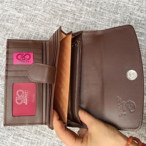 Thailand Authentic Stingray Skin Female Large Trifold Wallet Genuine Leather Lady Phone Clutch Purse Women's Card Purse