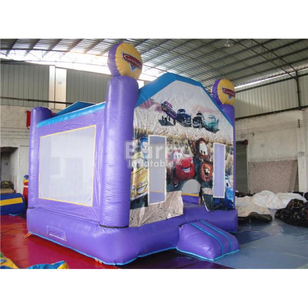 Outdoor Cars Inflatable Bouncy Castle Professional Safety Purple Bounce House Party
