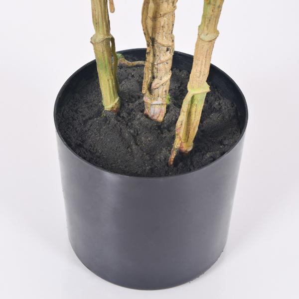 Handmade Plastic Artificial Monstera Plant Wind Resistance