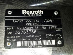 Quality Rexroth A4VSO355 Series Piston Pump A4VSO355DR/30R-PPB13N00 Stock available for sale