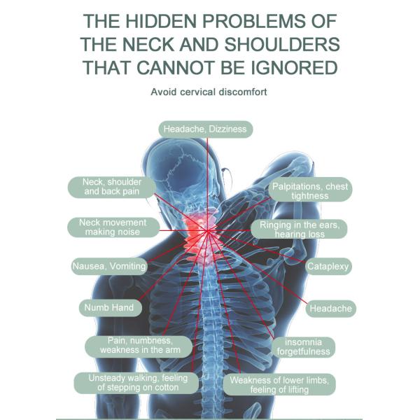 Portable U Shaped Neck Shoulder Massage Pillow PU Kneading Neck Shoulder Massager