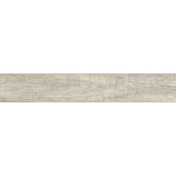 8" X 48" Size Old Wood Design Indoor Porcelain Tiles / Inkjet Printing Wood Porcelain Tile