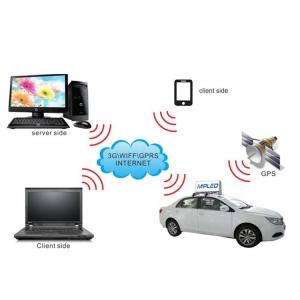 High Brightness P5 Wireless Taxi Top Led Screen Video Advertising