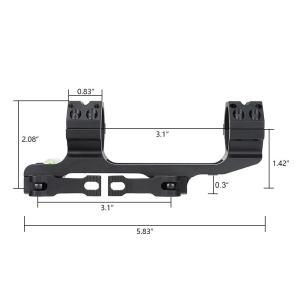 Quick Detachable Scope Rings And Mounts Dual Rings 1inch 30mm
