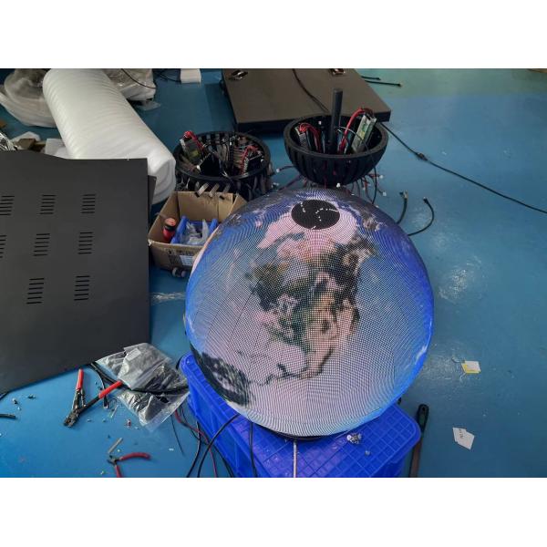 Sphere Shaped 360 Degree Viewing Angle Spherical LED Display For Outdoor Advertising