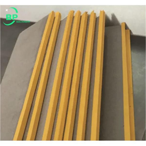 Notebook back spine wrapping machine BP-B500 used for paper back spine glue and taping up to 30mm