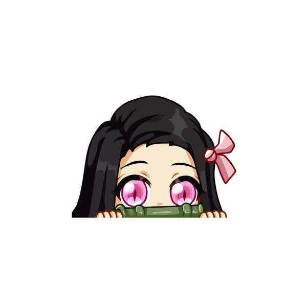 Waterproof Anime Car Sticker Kakashi Naruto Itachi Sasuke Demon Slayer 3D For