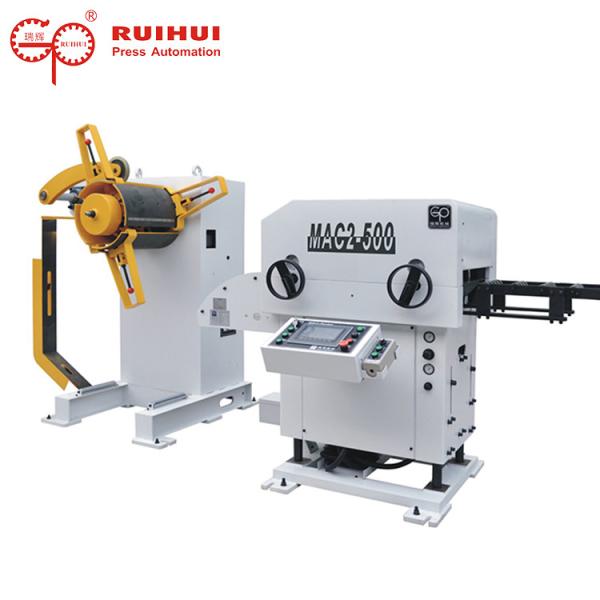 Buy Cutting Metal Metal Straightener Equipment / Bar Decoiling And Straightening Machine at wholesale prices