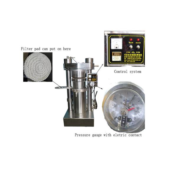 Batch Model Hydraulic Oil Press 8kg Sesame Seeds Machine