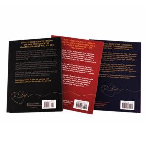 220 Pages Logo Spot UV Coated Hardcover Book Printing