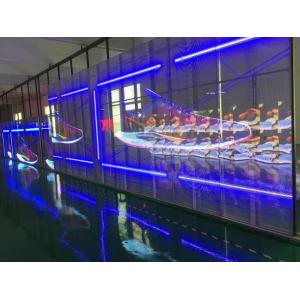 Quality 1R1G1B Transparent LED Drapery Display IP43 62500 Dots/Sqm 3 Year Warranty for sale