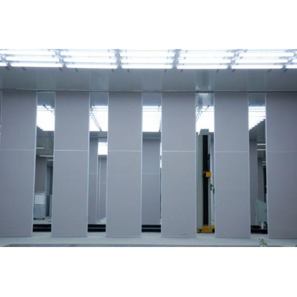 Unique Acoustic Folding Partition Walls Fabric Surface Sliding Aluminium Roller