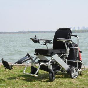 Lightweight Folding Electric Wheelchair 6km/h For Elderly
