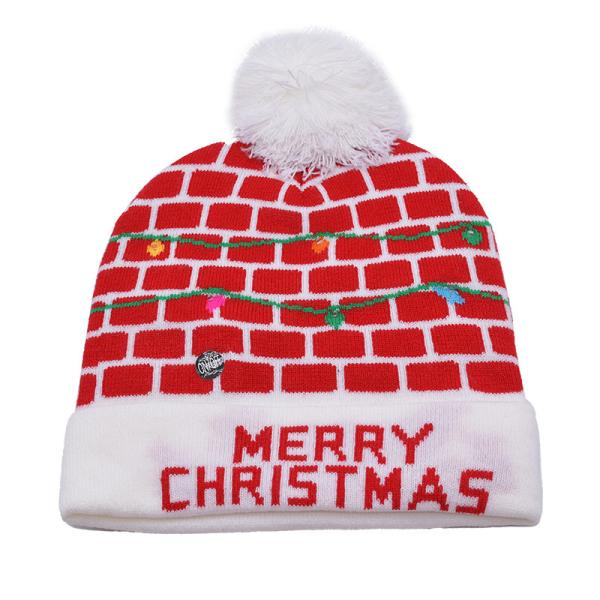 Buy 58CM Adults Winter Knit Beanie Hats With Common Fabric Feature at wholesale prices