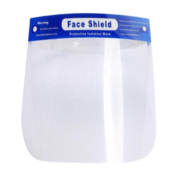 Buy 33 * 22cm Disposable Medical Face Shield Multifunctionnal Double Sided at wholesale prices