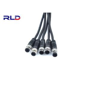 IP67 12V Waterproof Cable Connector 4 Pin PVC Rubber For Bicycle Accessory Lines