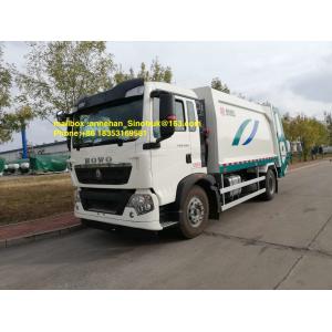 4x2 12m3 Sinotruk Howo7 Garbage Collection Truck 290hp 336hp Left Hand Drive