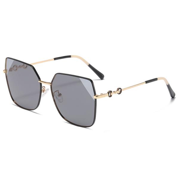 Buy Women Men Oversized Polarized Sunglasses Square Large Metal at wholesale prices