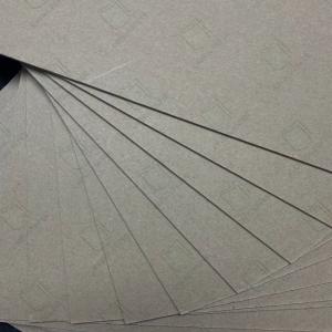 China Grey Chip Board High Quality Mixed Pulp 1.2mm Thickness Board Single Ply Board on sale